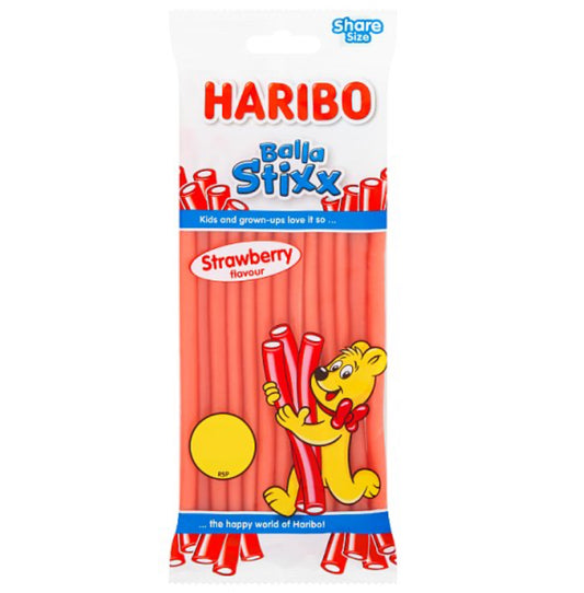 HARIBO Balla Stixx Strawberry Flavour 140g