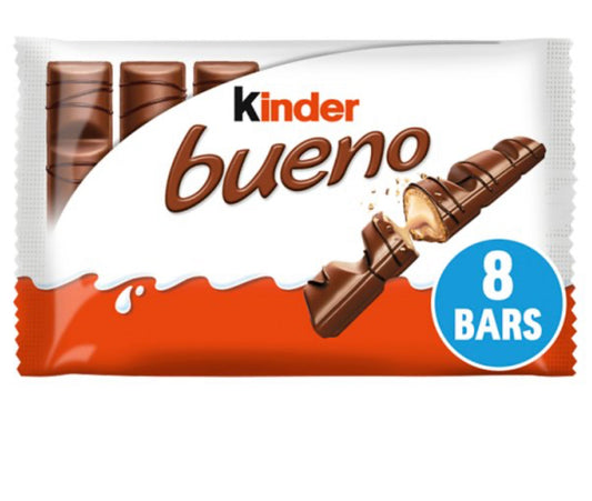 Kinder Bueno Milk and Hazelnuts Bars 4 x 43g