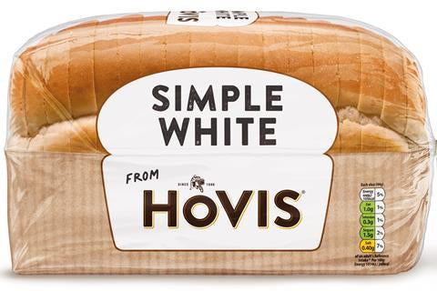 Hovis Simple White Medium Sliced Bread 800g