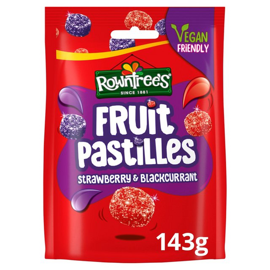 Fruit Pastilles Strawberry & Blackcurrant Sharing Pouch 143g