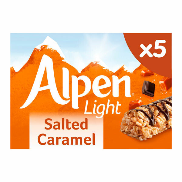 Alpen Light Cereal Bars Salted Caramel 95g