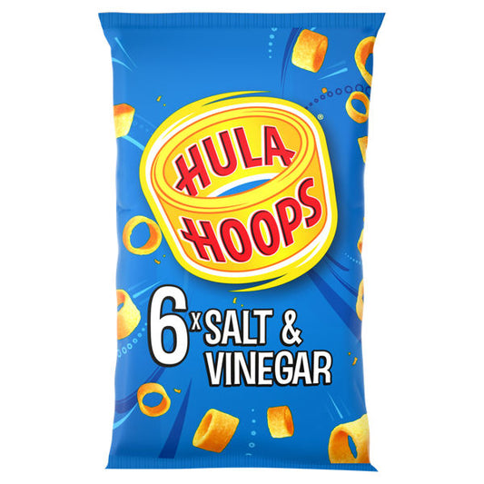 Hula Hoops Salt & Vinegar Multipack Crisps 6 Pack