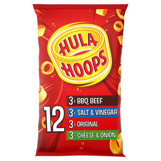 Hula Hoops Variety Multipack Crisps 12 Pack