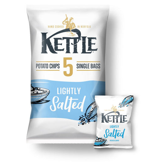 Kettle Potato Chips Lightly Salted 5x25g