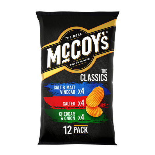 McCoy's Classic Variety Multipack Crisps 12 Pack