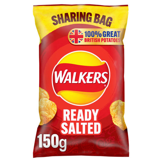 Walkers Ready Salted Crisps 150g
