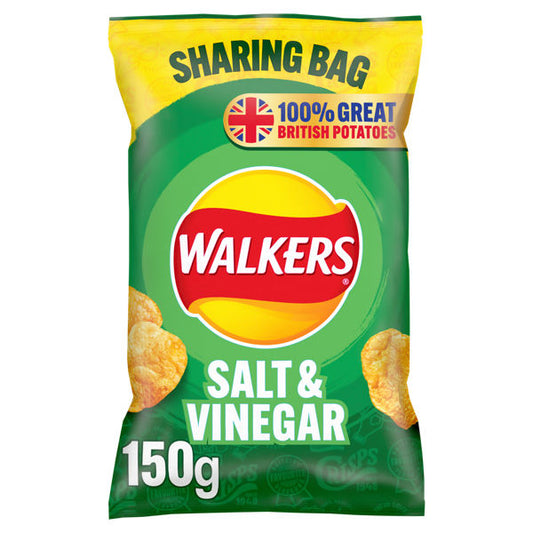 Walkers Ready Salted Sharing Crisps 150g