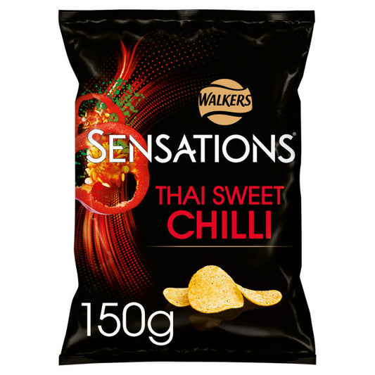 Walkers Sensations Thai Sweet Chilli Sharing Crisps 150g