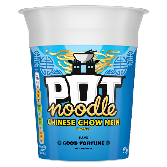 Pot Noodle Chinese Chow Mein Standard Pot 90 g