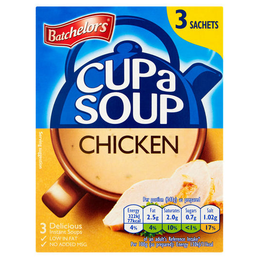 Batchelors Cup a Soup Chicken 3 Sachets 56g