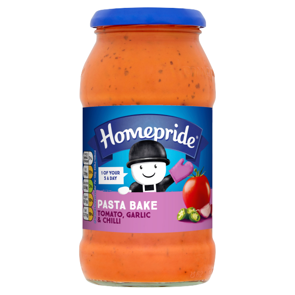 Homepride Pasta Bake Tomato, Garlic & Chili 485g