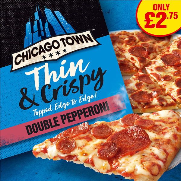 CHICAGO TOWN Thin & Crispy Double Pepperoni