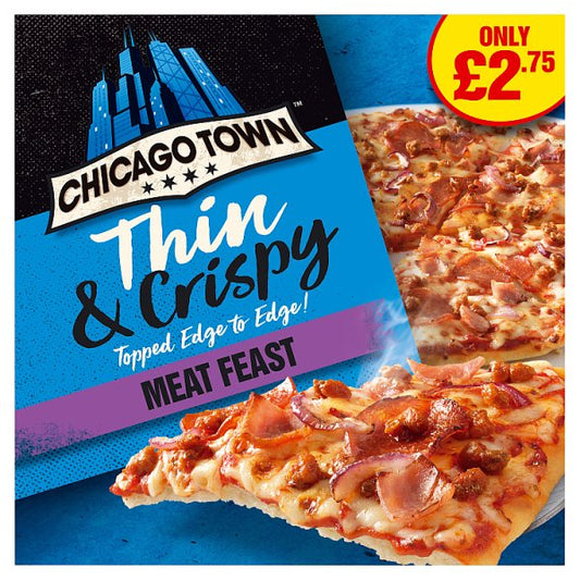 CHICAGO TOWN Thin & Crispy Meat Feast