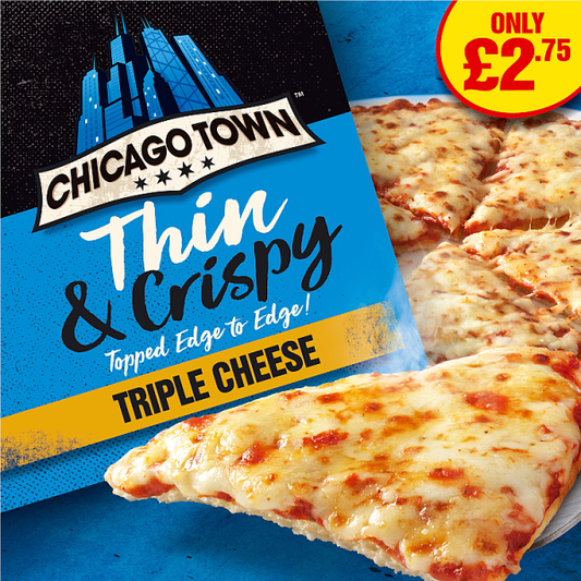 CHICAGO TOWN Thin & Crispy Triple Cheese
