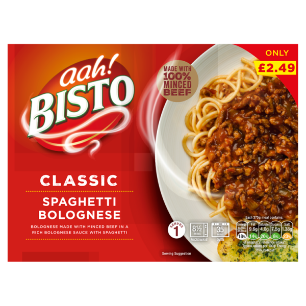 Bisto Classic Spaghetti Bolognese 375g