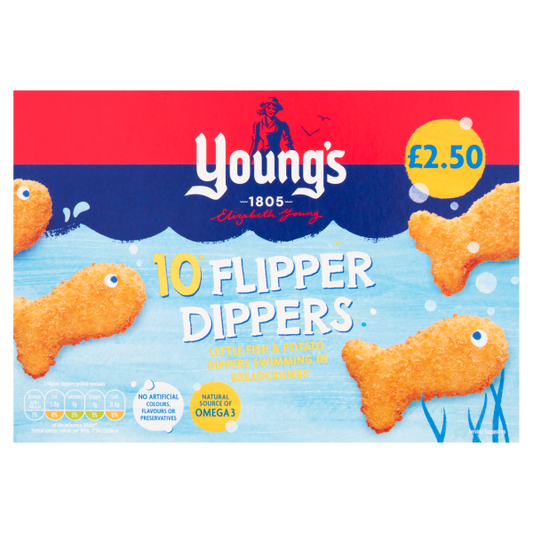 Young's 10 Flipper Dippers 250g