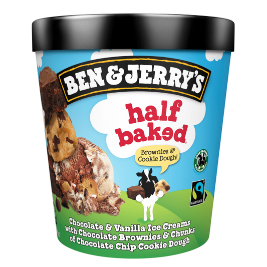 Ben & Jerry's Half Baked Ice Cream 465 ml