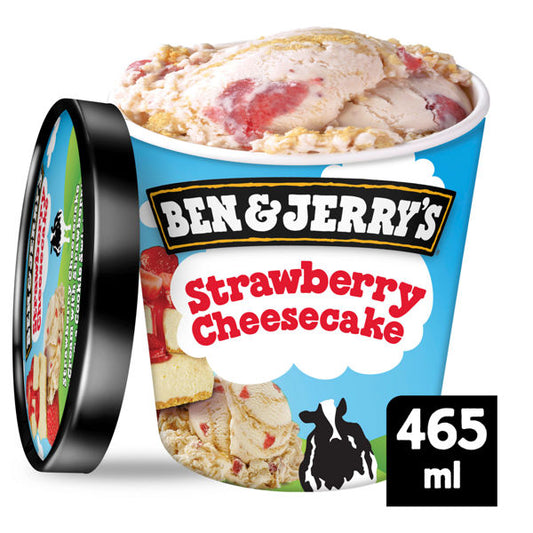 Ben & Jerry's Strawberry Cheesecake Ice Cream 465 ML
