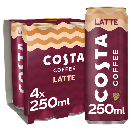 Costa Latte 4x250ml