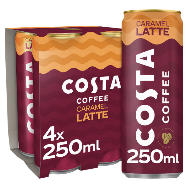 Costa Latte Caramel 4x250ml