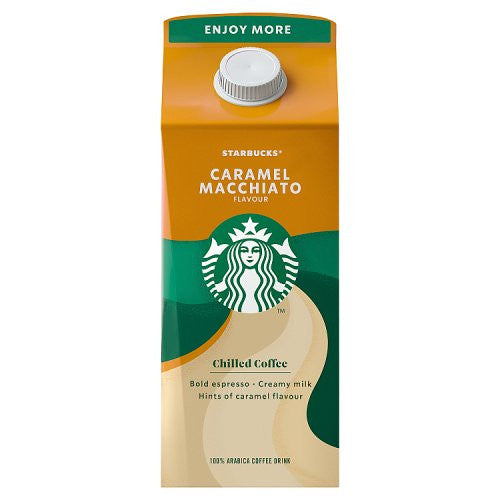 Starbucks Caramel Macchiato Chilled Coffee Multiserve 750ml