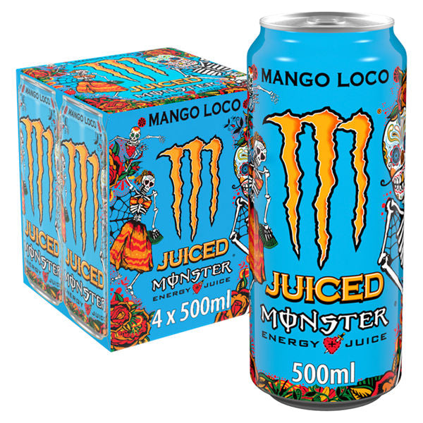Monster Mango Loco Energy Drink 4 x 500ml