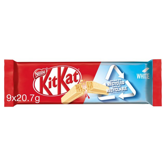 Kit Kat 2 Finger White Chocolate Biscuit Bar Multipack