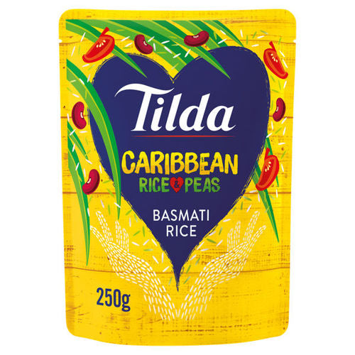 Tilda Microwave Caribbean Basmati Rice and Peas