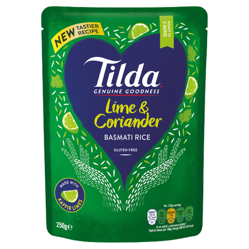 Tilda Microwave Lime and Coriander Basmati Rice