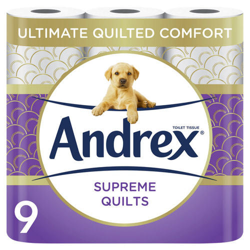 Andrex Supreme Quilts 9 Roll
