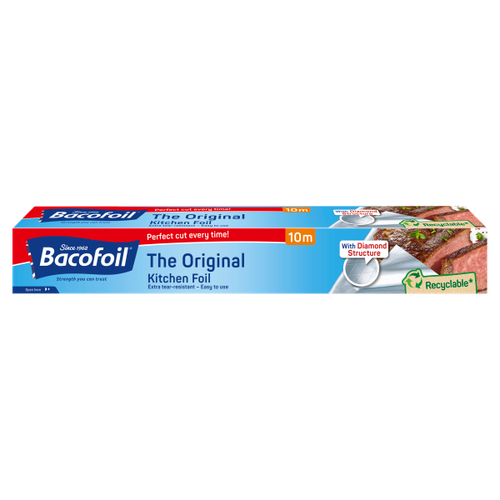 Bacofoil The Original Kitchen Foil with Easy-Cut System 30cm x 10m Bacofoil The Original Kitchen Foil with Easy-Cut System 30cm x 10m